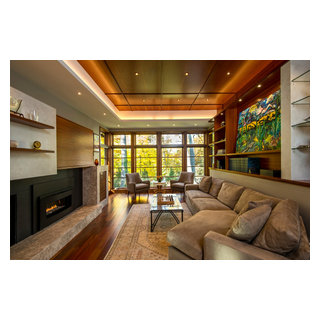 Glenwood Media Den - Window Wall - Contemporary - New York - by Robert ...