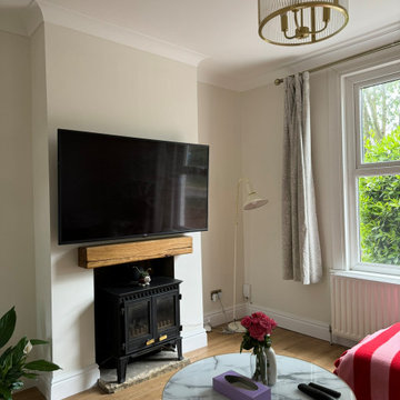 Living Room Interior Design & Painting Renovation in Bromley