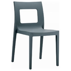 Contemporary Outdoor Dining Chairs by Compamia