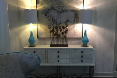 Example of a trendy home design design in Atlanta