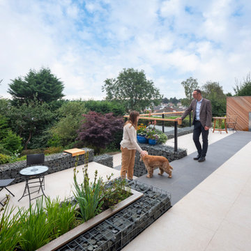 Back Garden Terrace in Bearsden