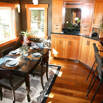 Japanese Craftsman - Santa Cruz Beach House Remodel