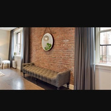 brick accent wall