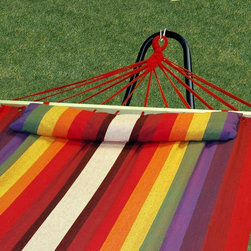 Oversized Bliss Hammock with Pillow and Spreader Bars - Products