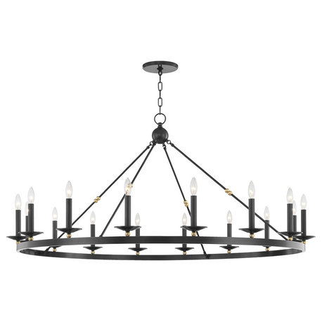 Allendale 16-Light Chandelier, Aged Old Bronze