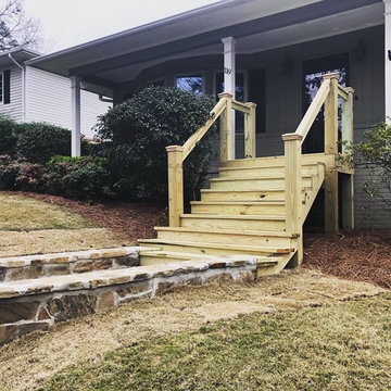 Flagstone Staircase/Low Voltage Lighting
