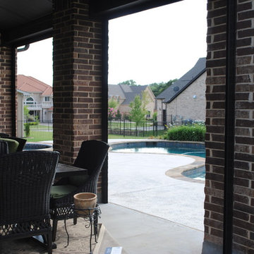 Existing home motorized screens