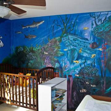 Kid's Room Underwater Mural