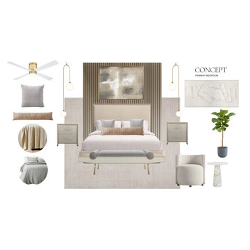 Wickham Residence - Primary Bedroom & Bathroom