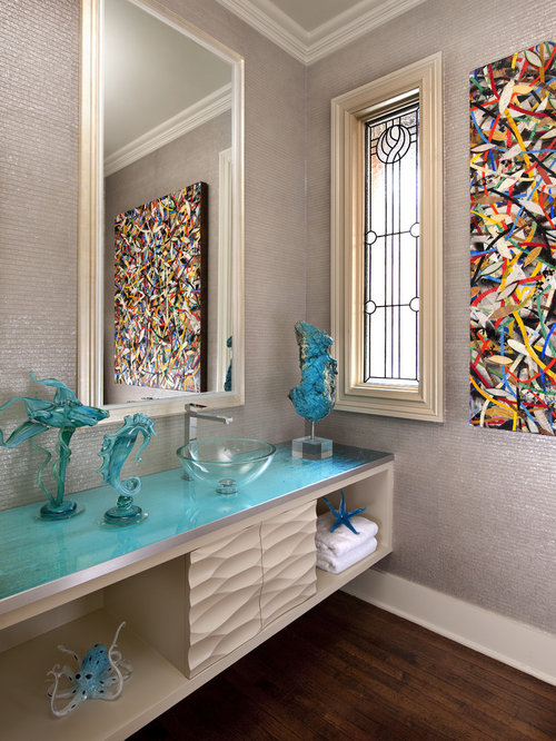 Tempered Glass Counter Top Houzz