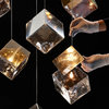 Ice Cube Crystal Chandelier, 36 Heads
