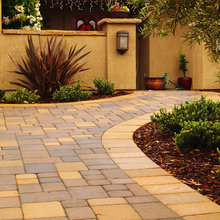 Driveway and walkways