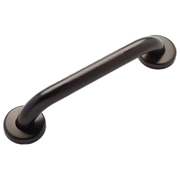 1.25" Oil Rubbed Bronze Grab Bar, Old World, 12", Knurled