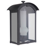 Craftmade - Montcrest 1 Light Outdoor Pocket Lantern In Midnight (ZA1712-MN-LED) - Craftmade (ZA1712-MN-LED) Montcrest Collection Traditional Style Outdoor 1 Light Pocket Lantern In Midnight Finish With Clear (Outer) / Frost (Inner) Rectangle Glass Shade(s). Dimmable: Yes. Wet rated. Light Bulb Data: 1 LED Disk 10 watt. Bulb included: Yes.