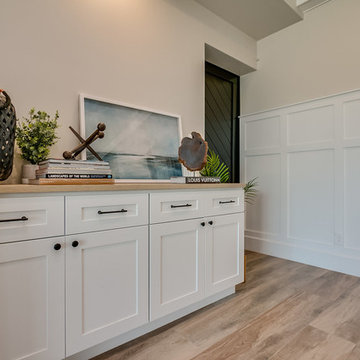 Efficient use of space using shaker cabinets
