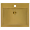 21x17" Brushed Gold Drop-in Bathroom Sink, RVH5110GG
