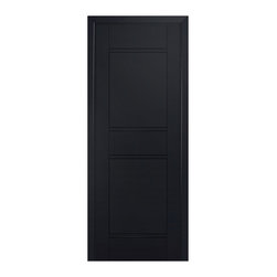 Milano Doors - Expo-4C Wenge Glass Interior Door, 32x80, Door Slab Only - Interior Doors