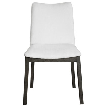 Uttermost 23586-2 Delano White Armless Chair S/2