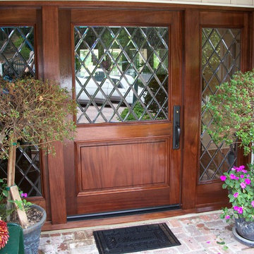 Mahogany Front Door