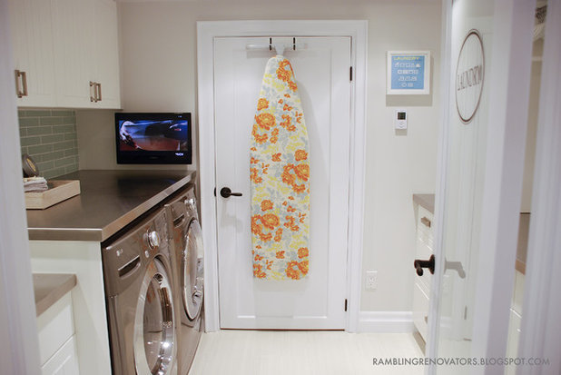 Contemporary Laundry Room by Jennifer - Rambling Renovators