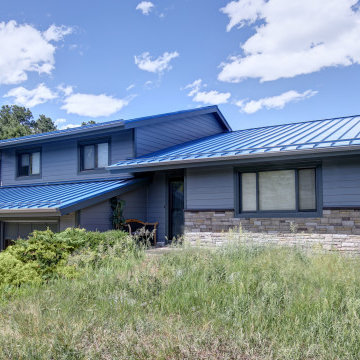 Morrison Transformation | Full Siding Replacement | Stone Accent