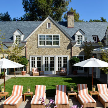 Pennsylvania Stone Farmhouse in Malibu, CA