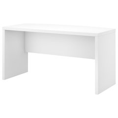 Furinno Indo L-Shaped Desk with Bookshelves (White)