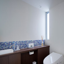 powder room tile idea