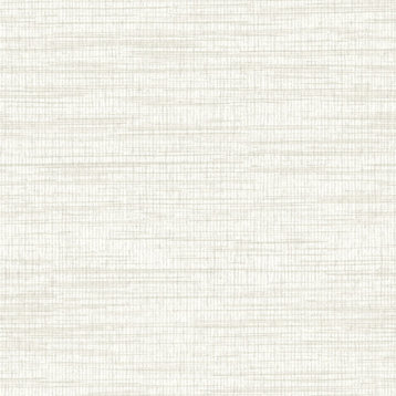 Solitude White Distressed Texture Wallpaper, Swatch