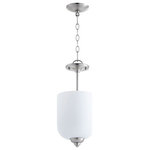 Quorum - Quorum 2911-8-65 Richmond - Three Light Dual Mount Pendant - Shade Included: TRUE* Number of Bulbs: 3*Wattage: 60W* BulbType: Candelabra* Bulb Included: No