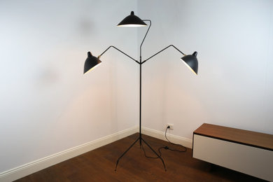 Serge Mouille Three Arm Floor Lamp