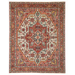 Jaipur Living - Jaipur Living Tavola Hand-Knotted Medallion Pink/Multicolor Area Rug, 8'x10' - The Salinas collection is punctuated by vibrant hues and intricate details, bringing a bold, transitional look to any home. The feminine and fun Tavola rug makes a vivid impression with an ornate center medallion and accent floral design. Hand knotted of wool for timeless durability, this elegant accent's rosy color scheme is sure to enliven any bohemian living space.
