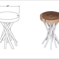 East at Main Lancer Round Accent Table