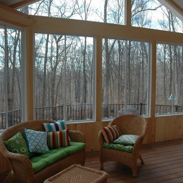 An outdoor oasis in Ivoryton, CT serves as an outdoor getaway