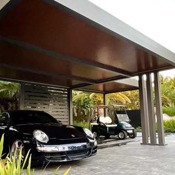 Residential: Luxury Carport And Golf Cart Garage