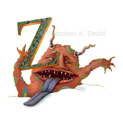 ART: Guardian Monster POSTER: Zymer Singleton is her name. - Wall Letters