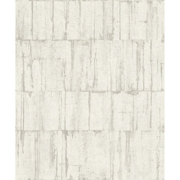 4096-560305 Buck Bone White Horizontal Industrial Unpasted Non Woven Wallpaper