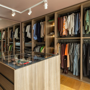 Sanfte Eleganz: Schlafzimmer & Ankleidezimmer in zarten Tönen