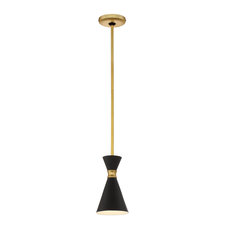 50 Most Por Midcentury Modern Pendant Lights For 2018 Houzz Minka Aire George Kovacs Conic 1 Light Mini Pendant Black