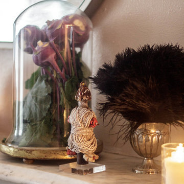 Enchanting Accents Dress Up a Brooklyn Studio for Halloween