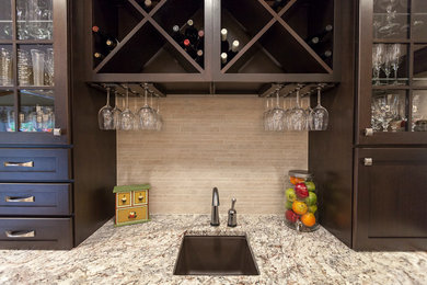 Ridgefield White Spring Velvet Granite Kitchen