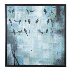 Birds on a Wire - Paintings