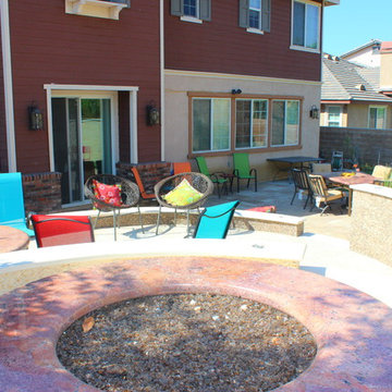 Hillside Backyard
