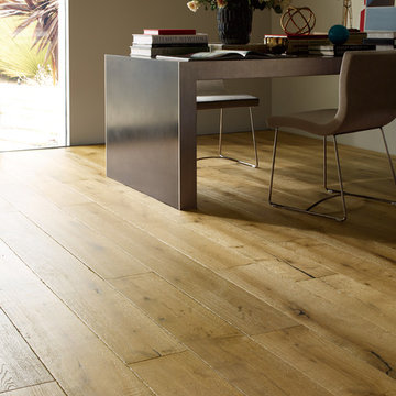Character-Grade and Aged French Oak Flooring. Ligurian