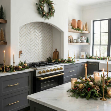 Janska Freestanding Range Christmas Kitchen