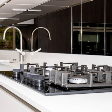 Contemporary German kitchen in Northolt, London By kudos Interior Design
