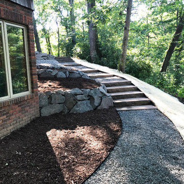 Trap Rock Retaining Walls