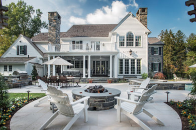 Example of a classic patio design in Other