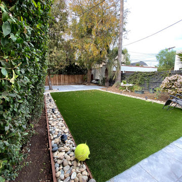 Modern Multi-Use Yard, Landscaping in Melrose, CA