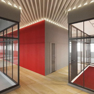 Дизайн-проект офисного помещения 800 кв.м. для компании Oerlikon